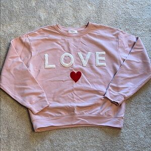 Avara Pink Love Sweatshirt